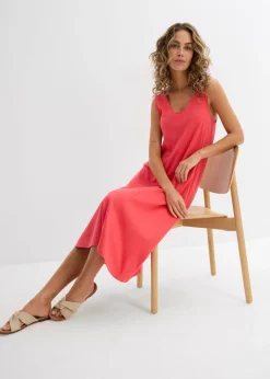 Vestido de punto de algodón orgánico puro