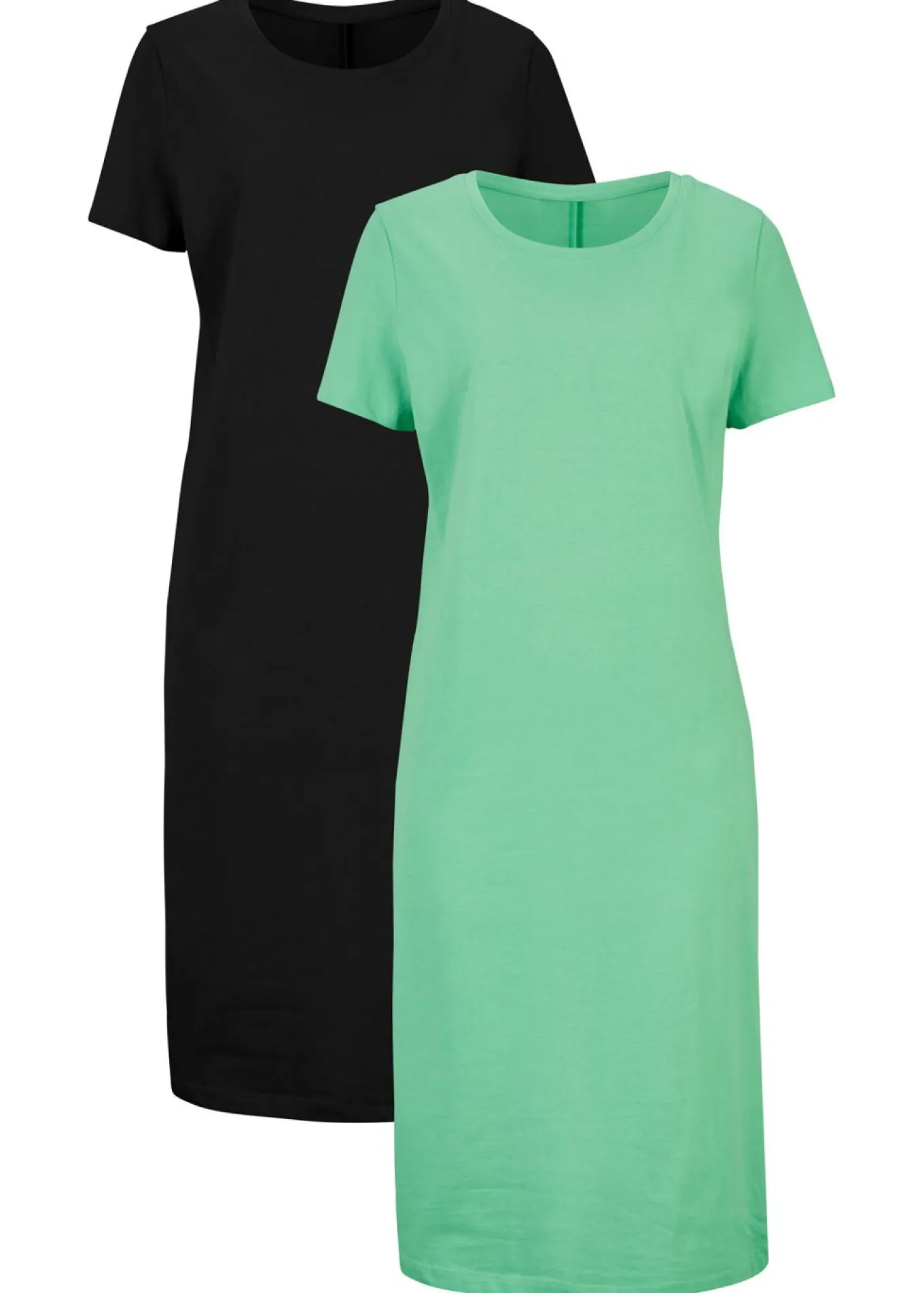 Vestido de punto de algodón puro (2 unidades)