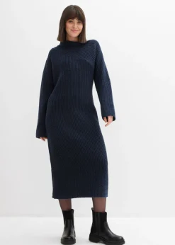 Vestido de punto de canalé