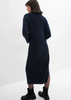 Vestido de punto de canalé