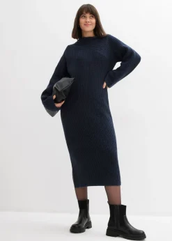 Vestido de punto de canalé