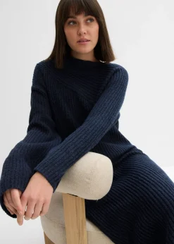Vestido de punto de canalé
