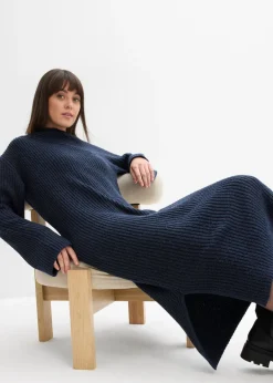 Vestido de punto de canalé