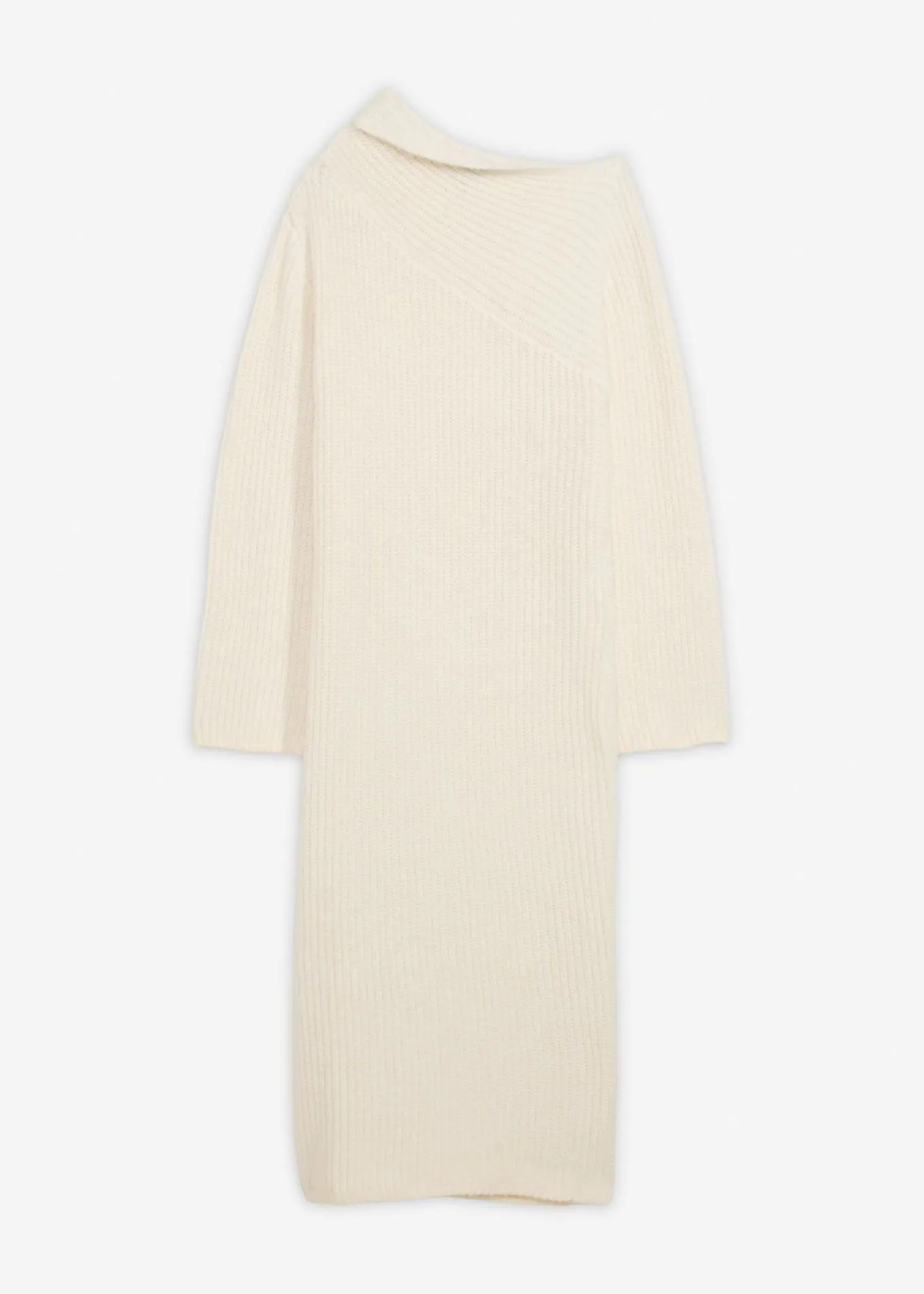Vestido de punto de canalé
