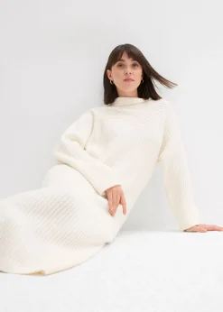 Vestido de punto de canalé