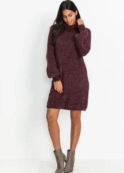 Vestido de punto de chenilla de poliéster reciclado