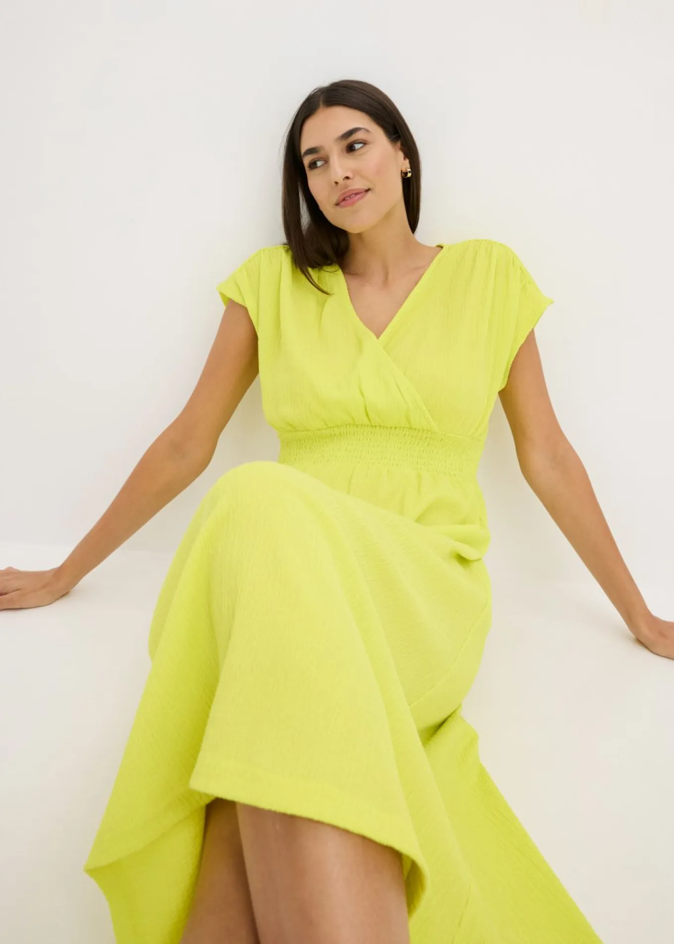 Vestido de punto de crepé ligero