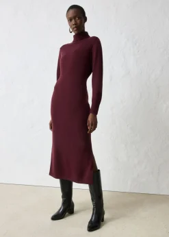 Vestido de punto de lana merina