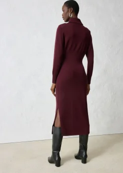 Vestido de punto de lana merina