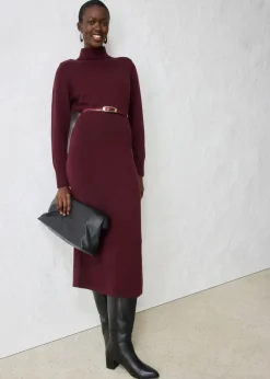 Vestido de punto de lana merina