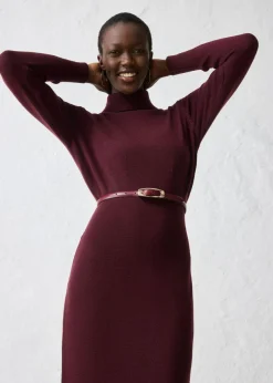 Vestido de punto de lana merina
