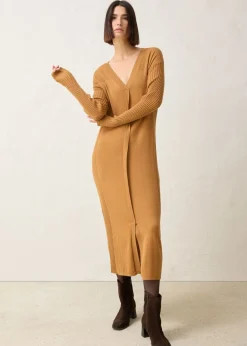 Vestido de punto de lana merina