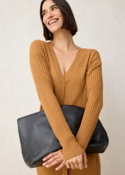 Vestido de punto de lana merina