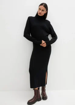 Vestido de punto de lana merina