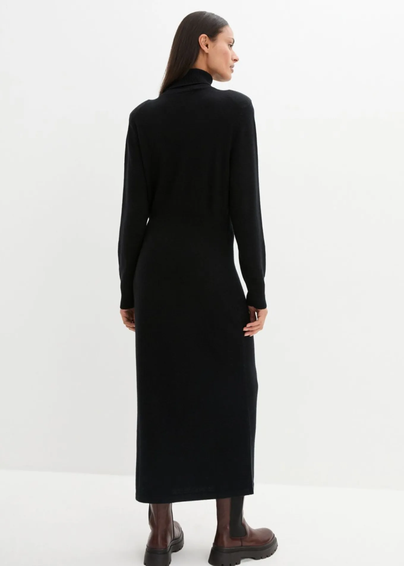 Vestido de punto de lana merina