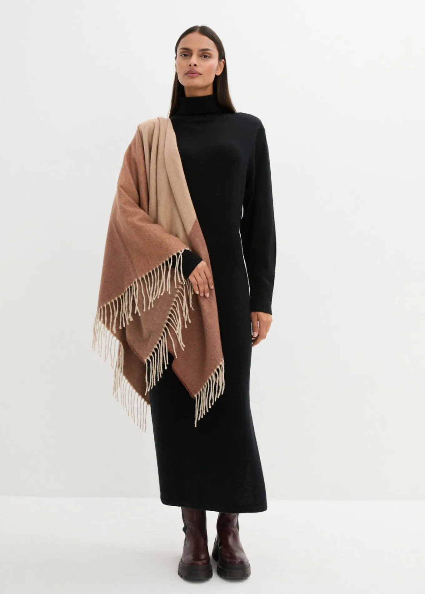 Vestido de punto de lana merina
