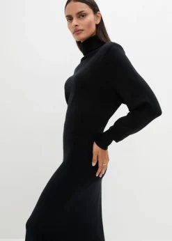 Vestido de punto de lana merina