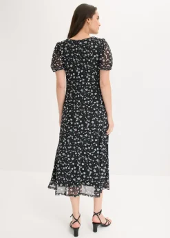 Vestido de punto de malla fina