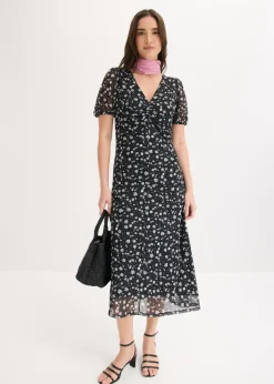 Vestido de punto de malla fina