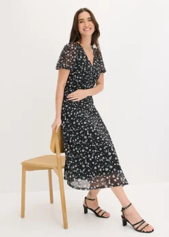 Vestido de punto de malla fina