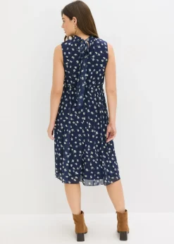Vestido de punto de malla fina