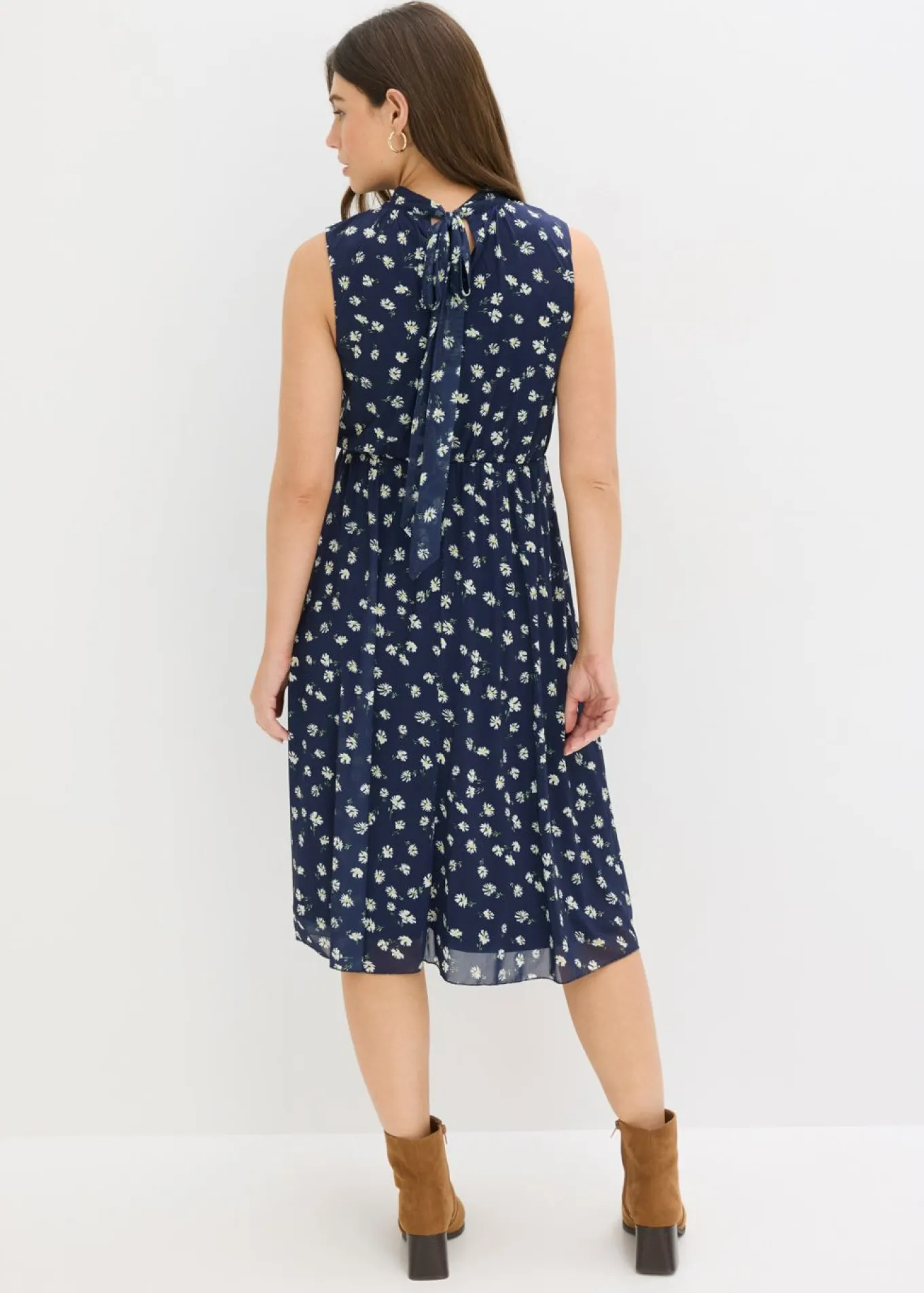 Vestido de punto de malla fina
