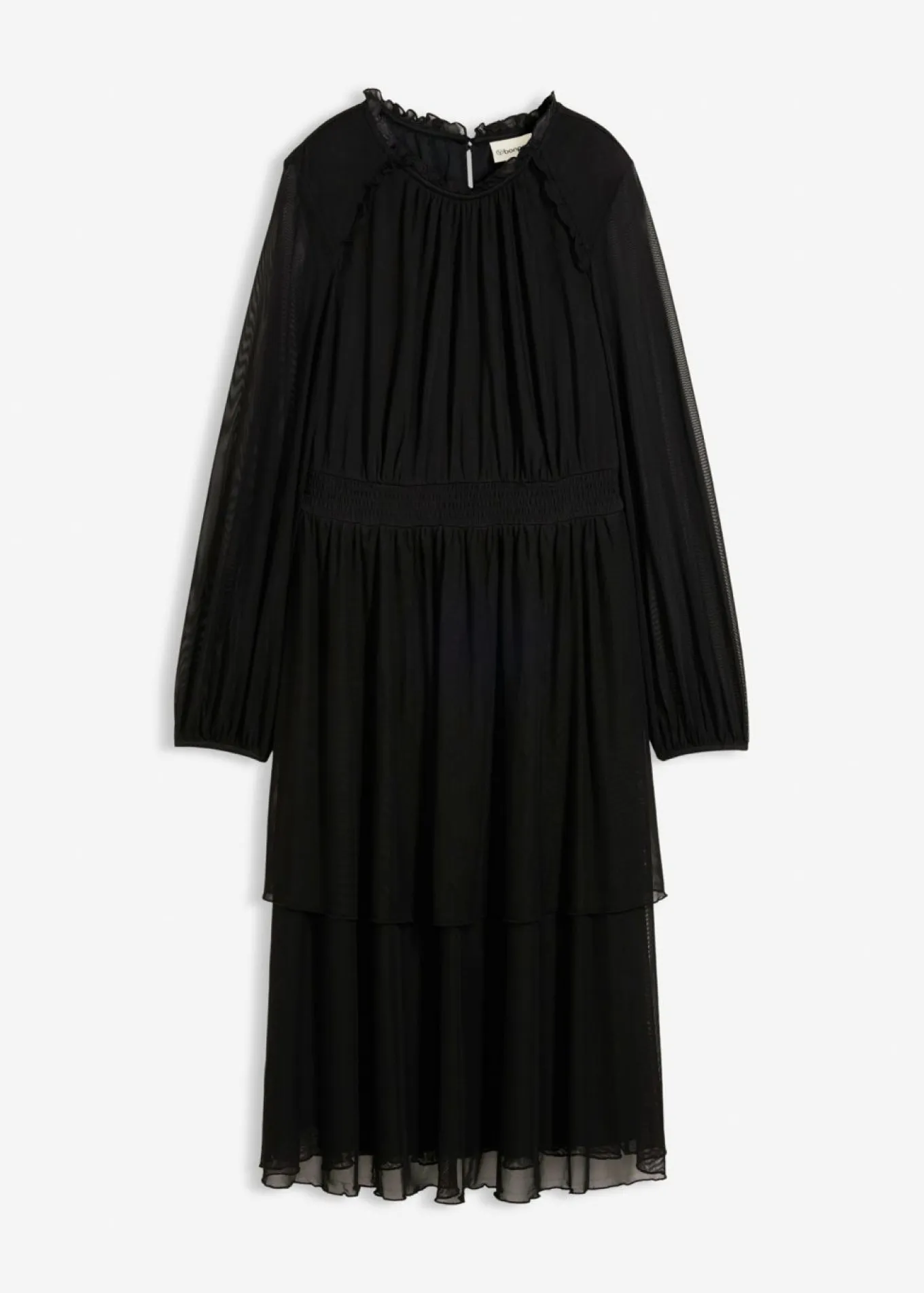 Vestido de punto de malla fina