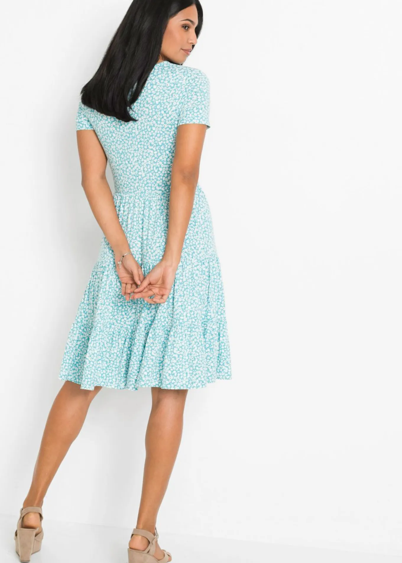 Vestido de punto de mezcla de viscosa