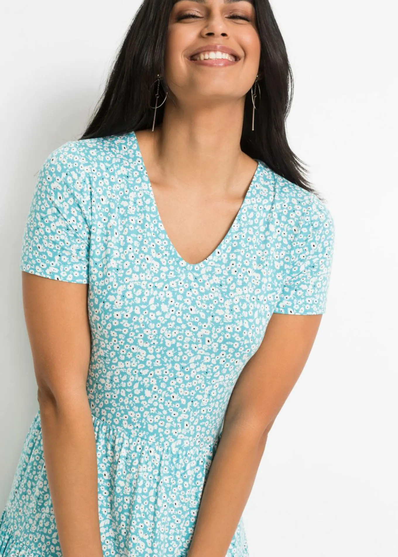 Vestido de punto de mezcla de viscosa