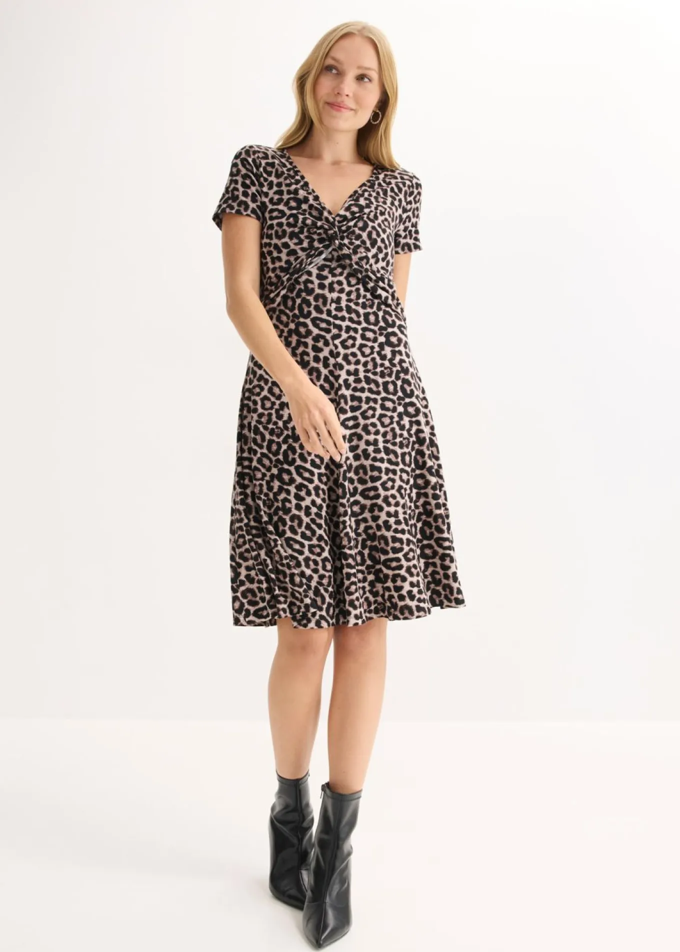 Vestido de punto de mezcla de viscosa