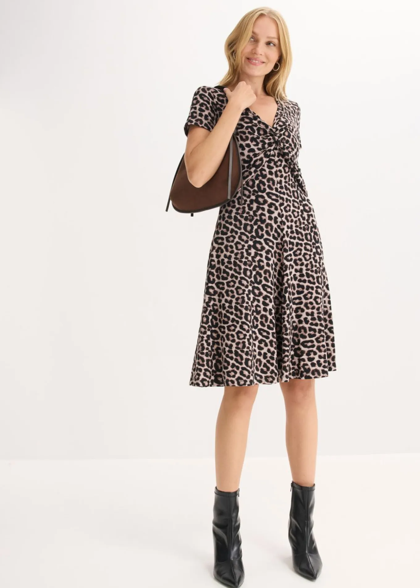Vestido de punto de mezcla de viscosa