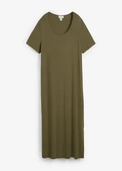Vestido de punto de mezcla de viscosa fluida