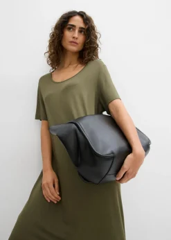 Vestido de punto de mezcla de viscosa fluida