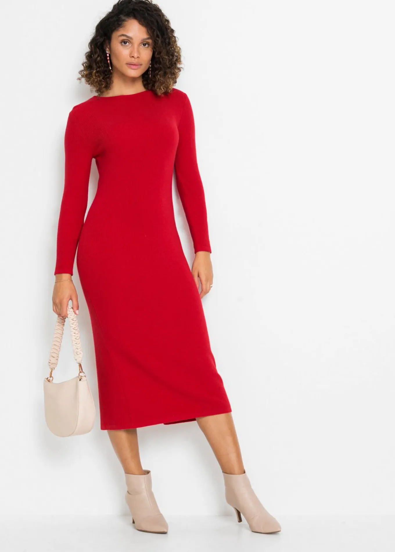 Vestido de punto de mezcla de viscosa
