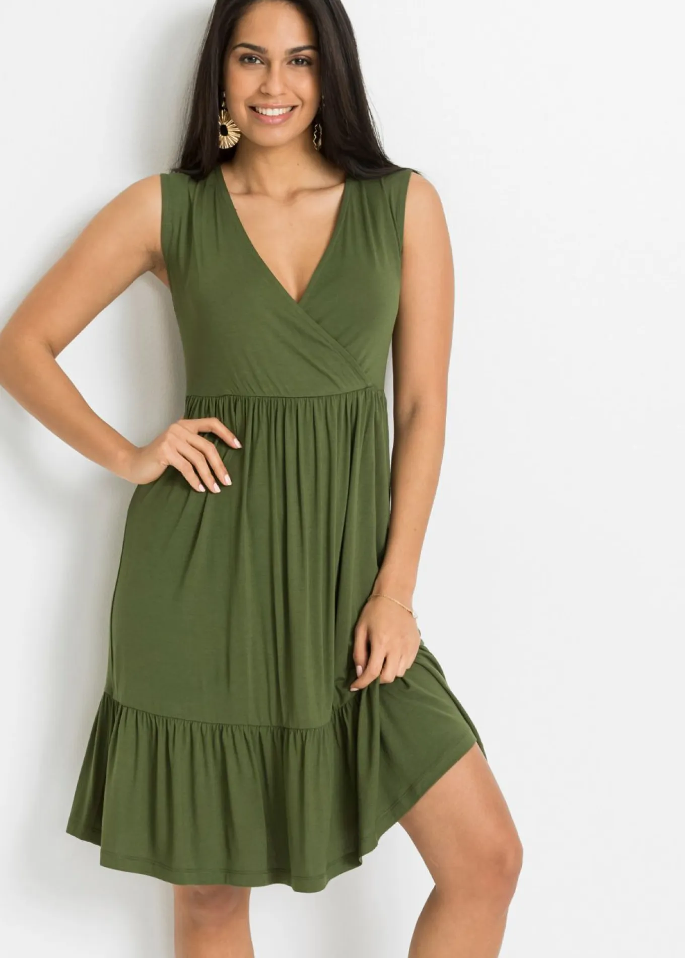 Vestido de punto de mezcla de viscosa