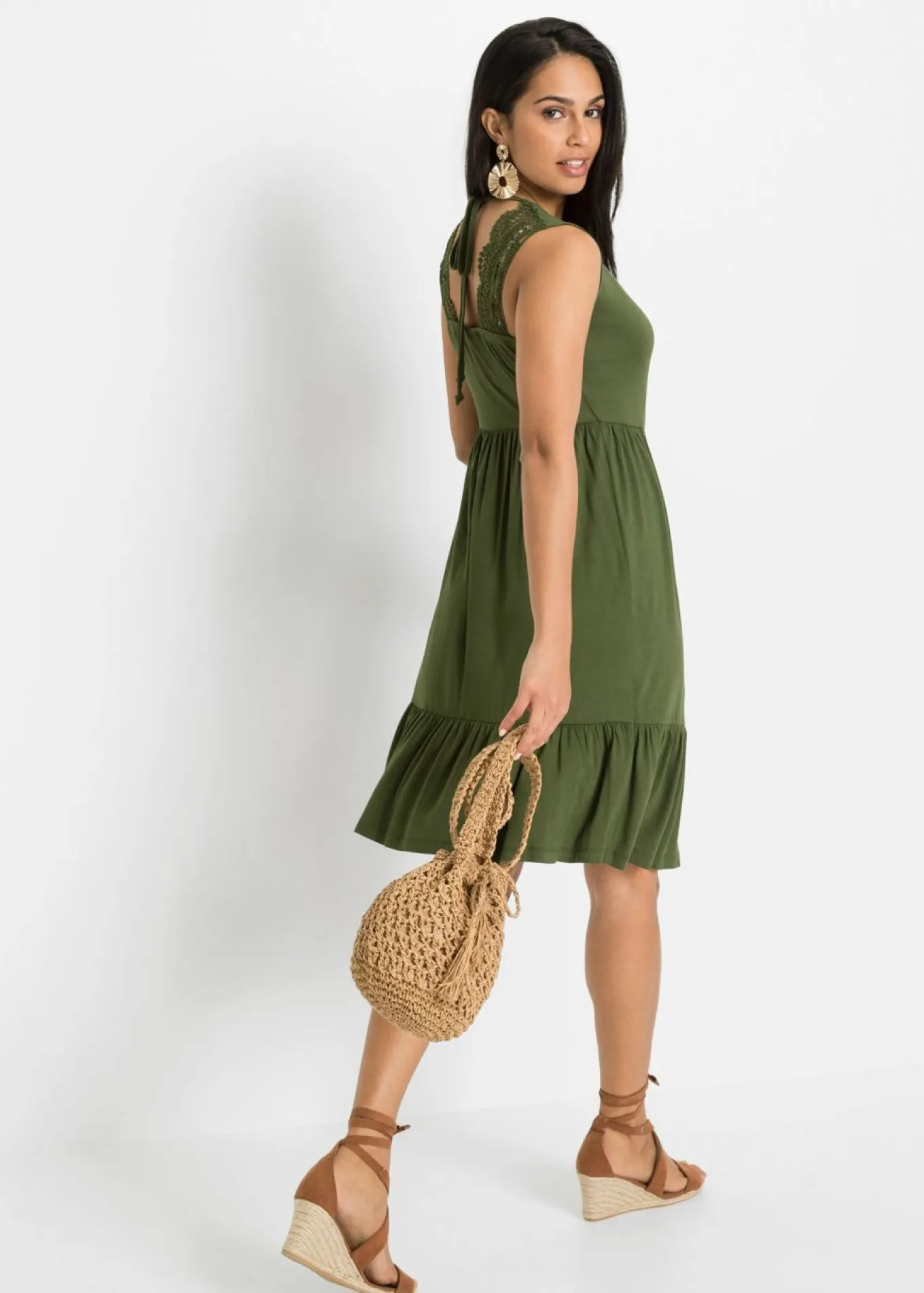 Vestido de punto de mezcla de viscosa