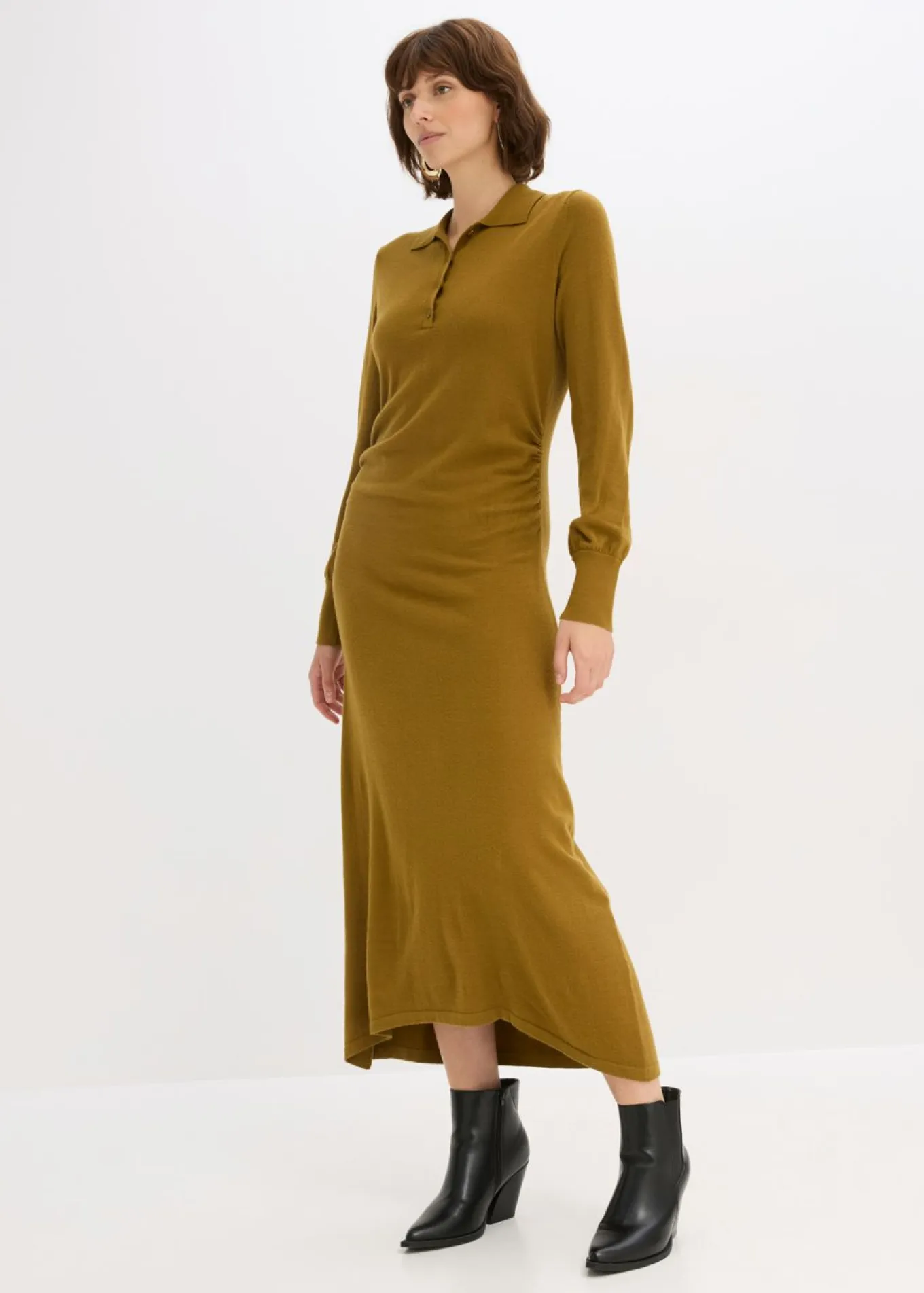 Vestido de punto de mezcla de viscosa suave
