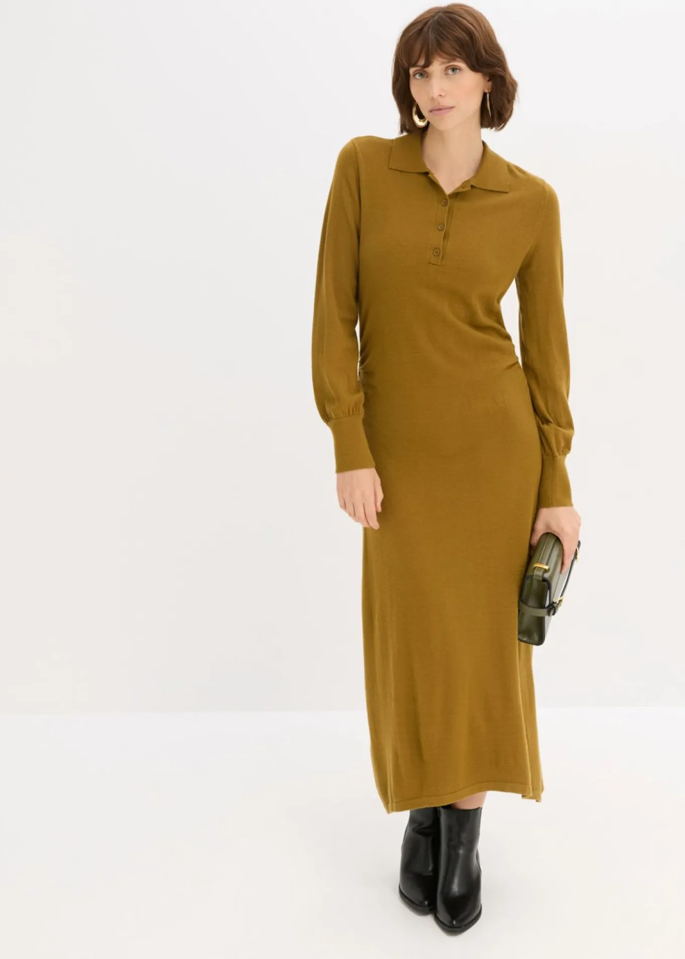 Vestido de punto de mezcla de viscosa suave