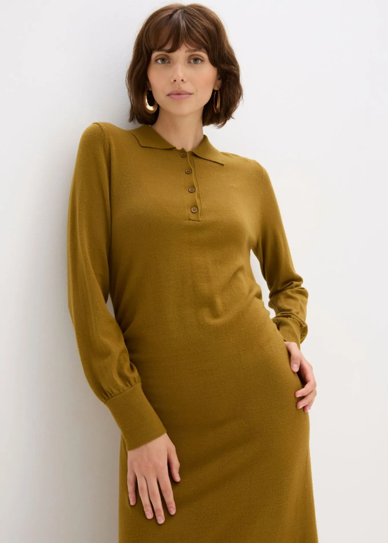 Vestido de punto de mezcla de viscosa suave