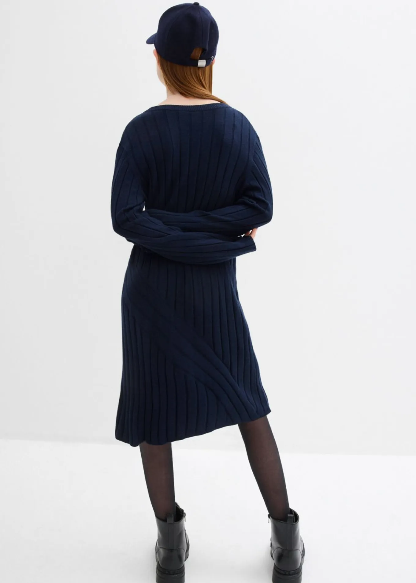 Vestido de punto de mezcla de viscosa suave