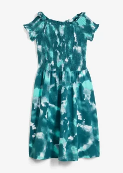 Vestido de punto de mezcla de algodón orgánico elástico