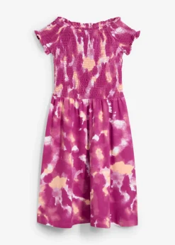 Vestido de punto de mezcla de algodón orgánico elástico