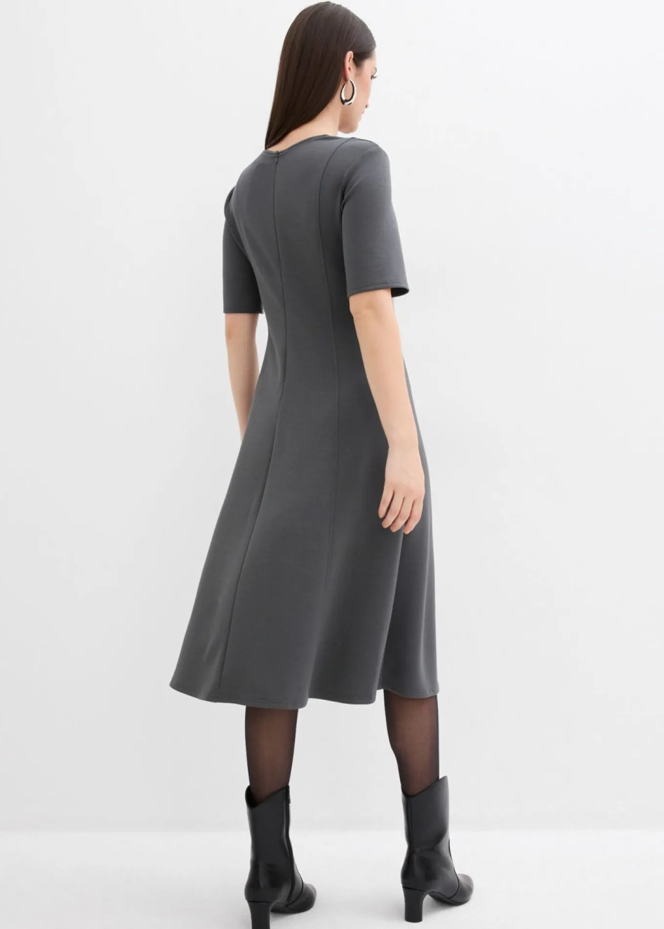 Vestido de punto de mezcla de viscosa fluida