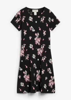 Vestido de punto de mezcla de algodón orgánico elástico