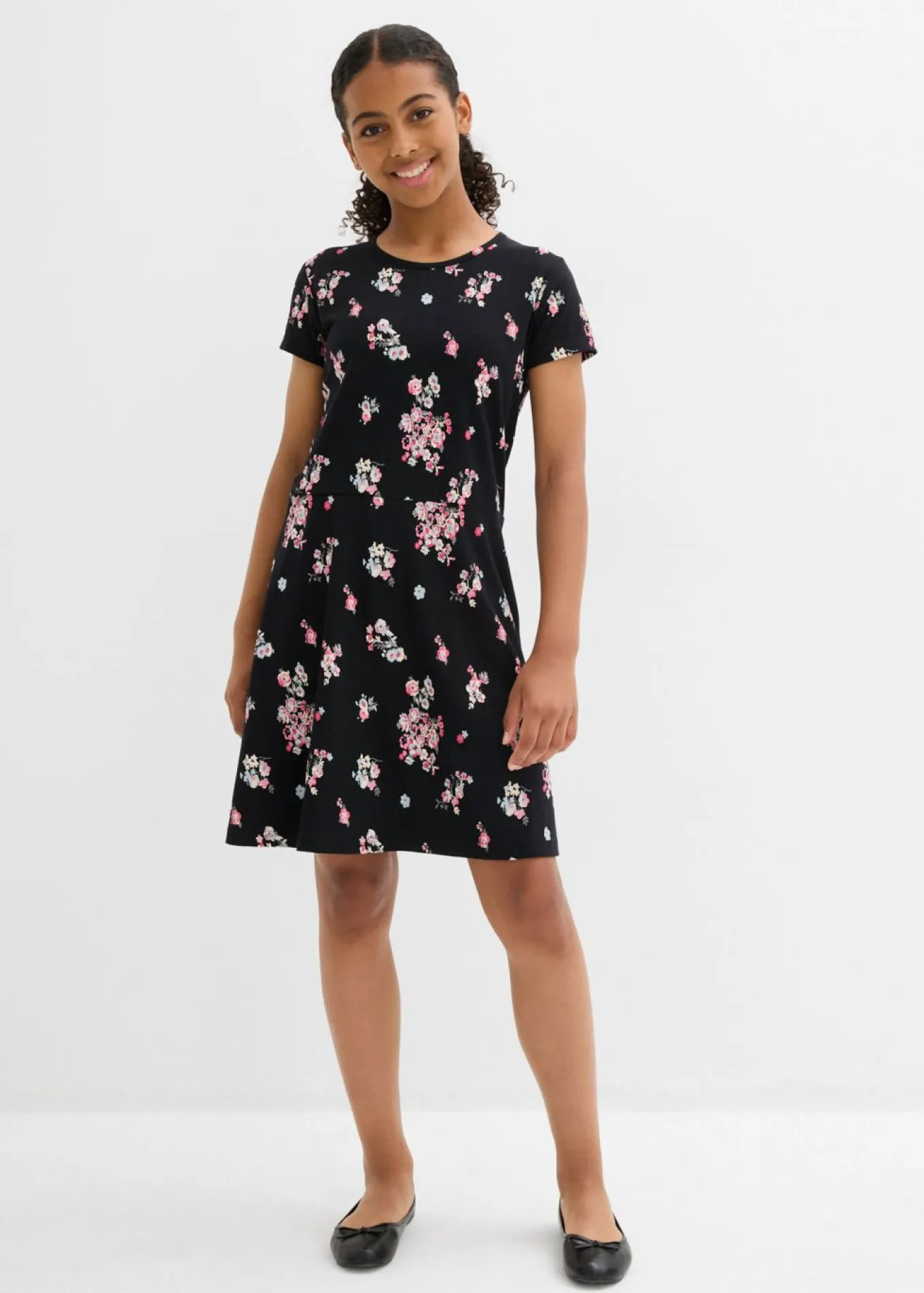 Vestido de punto de mezcla de algodón orgánico elástico