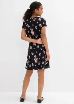 Vestido de punto de mezcla de algodón orgánico elástico