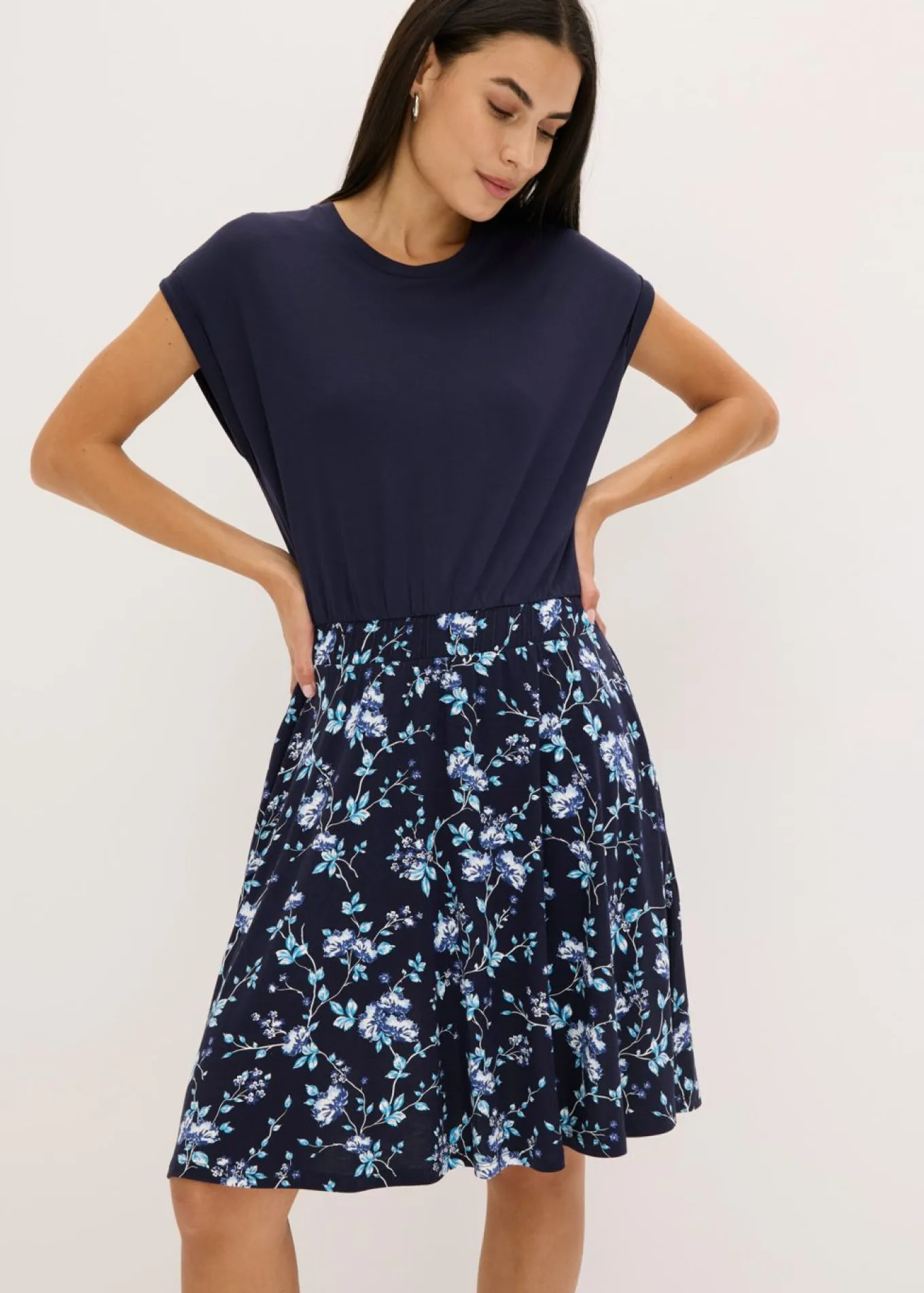 Vestido de punto de mezcla de viscosa