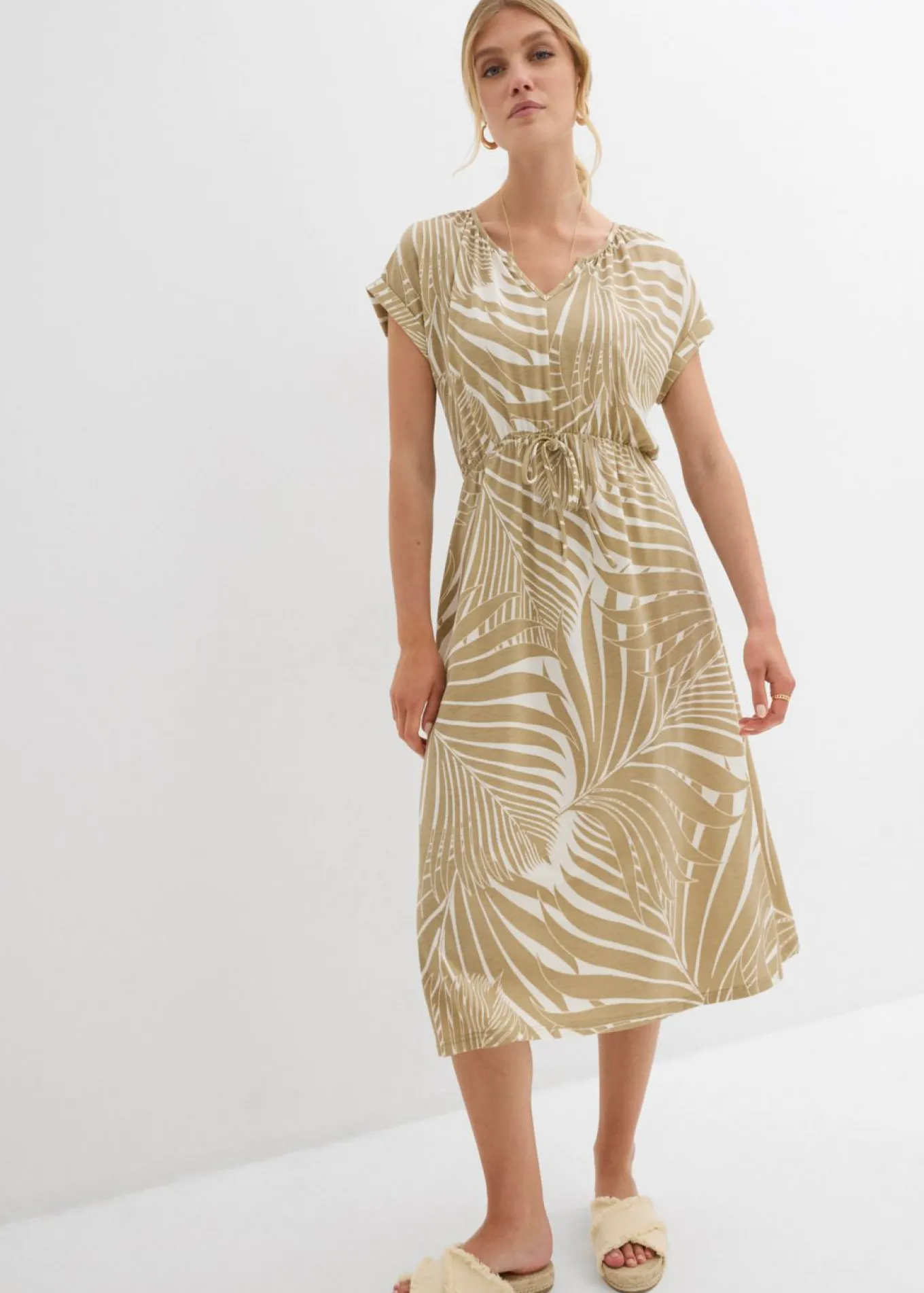 Vestido de punto de mezcla de viscosa fluida