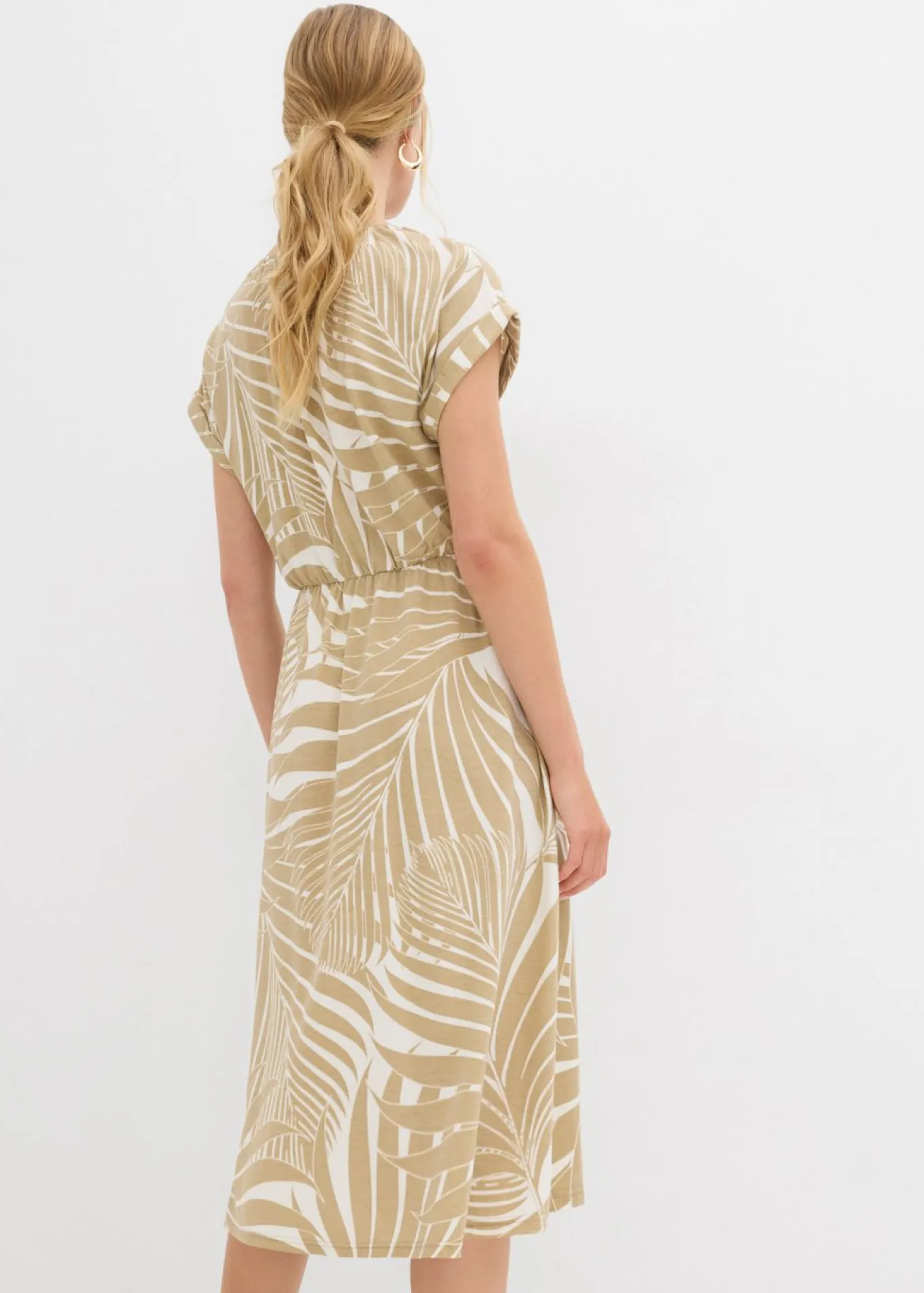 Vestido de punto de mezcla de viscosa fluida