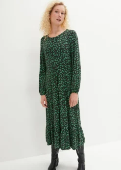 Vestido de punto de mezcla de viscosa fluida